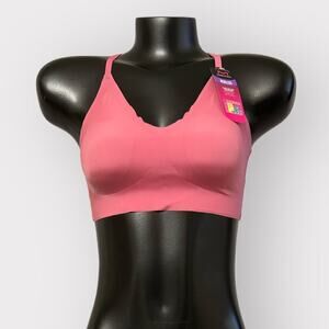 Maidenform NEW Wireless Lace Bralette Womens M Flex To You Comfort Seamless Pink